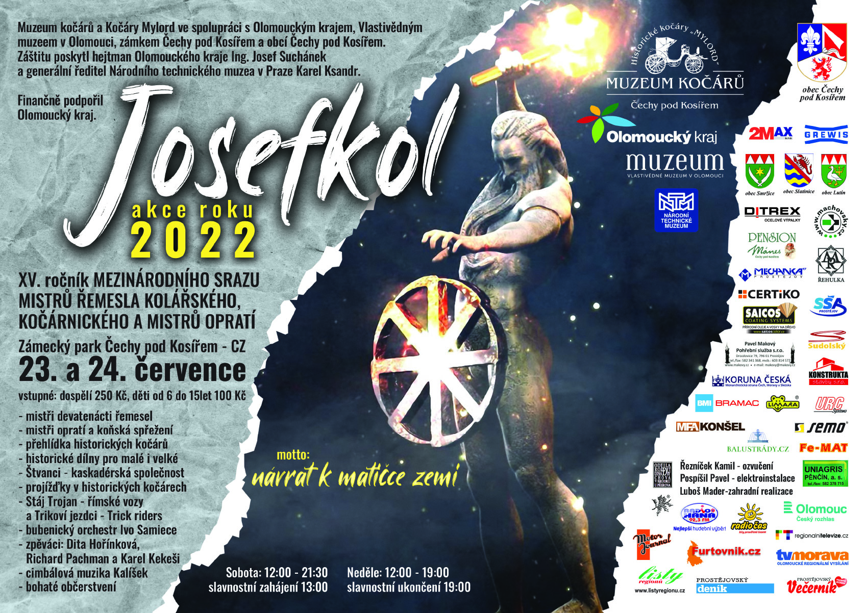 Josefkol 2022 – akce roku Muzea kočárů